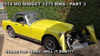 1974 MG Midget 1275  Part 3  Engine [upl. by Eatnahc]