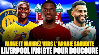 CRYSTAL PALACE FIXE LE PRIX DE DOUCOURÉ MANÉ ET MAHREZ VERS LARABIE SAOUDITE AUBAMEYANG A LOM [upl. by Prent]