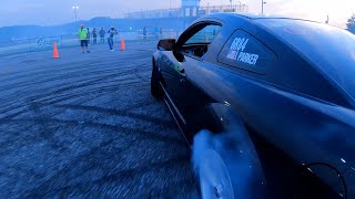 Drift PitSkid Pad Preview Ft S197 3v Mustang GT [upl. by Annirak548]