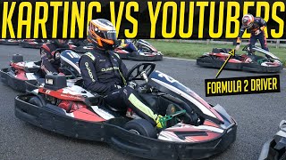 Taking on a Charity Kart Race Against YouTubers and an F2 Driver [upl. by Noruq]