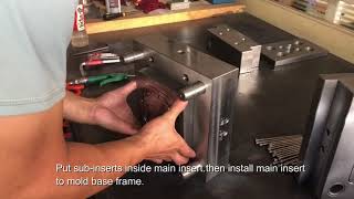 How to assemble a plastic injection mold [upl. by Nnoved]