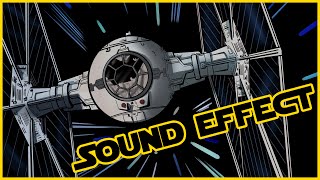 SOUND EFFECT Star Wars  TIEFighter Flying [upl. by Vi]