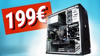 199€ GAMING PC Monster  das JEDER bauen kann TEST amp Zusammenbauen [upl. by Anagrom956]