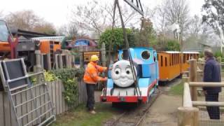 Thomas Being Craned Out of Drusillas after 10 years at the Park [upl. by Kelley56]