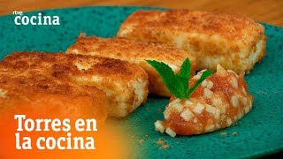 Cómo hacer leche frita de Idiazábal  Torres en la Cocina  RTVE Cocina [upl. by Nairot]