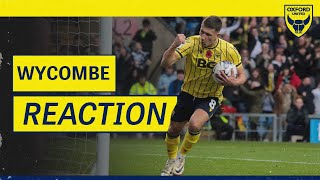 REACTION Cameron Brannagan as Oxford draw 22 with Wycombe [upl. by Aleksandr]