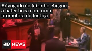 Advogados de Jairinho e de pai do menino discutem durante audiência no RJ [upl. by Akinorev]