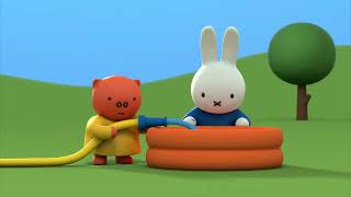 Miffy and the Paddling Pool  Summer With Miffy  MIFFY  Videos for Kids [upl. by Odrareve]