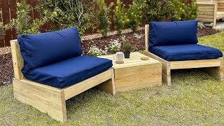 How to build Outdoor Lounge Chairs [upl. by Johna]