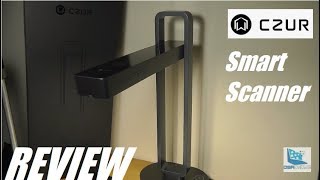 REVIEW CZUR Aura  Smart Scanner Table Lamp LED [upl. by Anwahs]