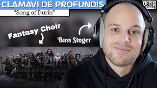 My First Time Hearing Clamavi de Profundis Bass Singer Reaction amp ANALYSIS  quotSong of Durinquot [upl. by Allecsirp]