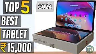 Under 💸₹15000 Top 5 Best Tablet in India 2024  8000Mha🔋 Hellio G99⚡ techbhai [upl. by Orteip]