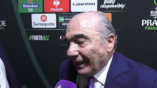 Rocco Commisso dopo la finale di Conference [upl. by Iluj]