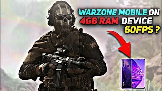 WARZONE MOBILE AFTER UPDATE ANDROID 4GB RAM LOW END DEVICE MAX GRAPHICS GAMEPLAY [upl. by Sherm]