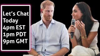 Live Chat Today Lets Talk Latest Harry and Meghan News [upl. by Berke]