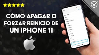 Cómo Apagar o Forzar Reinicio de un iPhone 11 Pro Max XR XS si se Trabó y no Responde [upl. by Hutson]