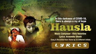 Hausla Lyrics  Latest Hindi Song 2020 [upl. by Aisak747]