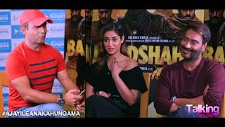 Ajay Devgn  Ileana DCruz  Full Interview  Baadshaho [upl. by Tihom58]