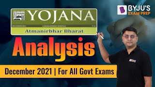 Yojana Magazine December 2021 Full Analysis  Atmanirbhar Bharat  by Nirmesh Sir [upl. by Yodlem]