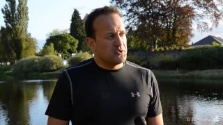 Minister Leo Varadkar Interview  TriAthy Triathlon 2013 [upl. by Jump]