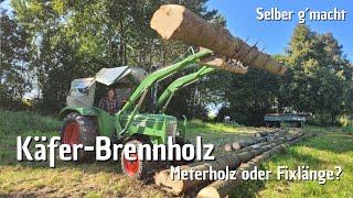 KäferFichten  Holzrücken  Oldtimer im harten Forsteinsatz [upl. by Adal]