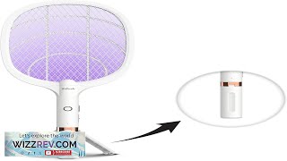 Electric Fly Swatter Racket Rechargeable Fly Zapper 4000 Volt Exclusive 2in1 Review [upl. by Cr]