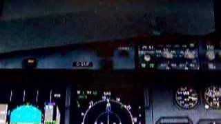 Low visibility landing in CYYT with an A321 Cockpit View [upl. by Suhpesoj]