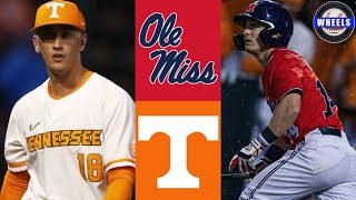 Ole Miss vs 8 Tennessee Highlights  2024 College Baseball Highlights [upl. by Quintina1]