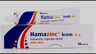 HAMAZİNC KREM Nedir Niçin Kullanılır Nasıl Kullanılır Yan Etkileri Nelerdir hamazinc [upl. by Malchus]