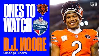 2024 NFL London Games Ones To Watch  DJ Moore  Chicago Bears 🐻  NFL UK amp Ireland [upl. by Ewall]