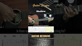 Shallow  Lady Gaga ft Bradley Cooper  EASY Guitar Tutorial  Chords  Lyrics  Guitar Lessons [upl. by Hadrian]