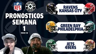 Pronósticos Semana 1 de la NFL 2024 [upl. by Begga]