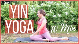 10 min YIN YOGA for Beginners  Deep Stretch Seated Taste of Yin Practice [upl. by Edroi]