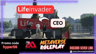 how to join and full li tour LifeInvader Metaverse rp  viralvideo gaming metaverse Lifeinvader [upl. by Marvin564]