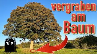 GRUSELIGER FUND liegt VERGRABEN am alten BAUM Das wollten wir nicht mit dem Metalldetektor finden [upl. by Eiznyl793]