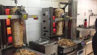 DONER ROBOTER DAS GERAT Automatic Doner Robot Automatic Shawarma Cutting Machine [upl. by Benedetta271]