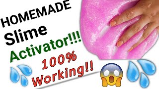 How to make slime activator  100 Success  activator for slime at home [upl. by Isabea]