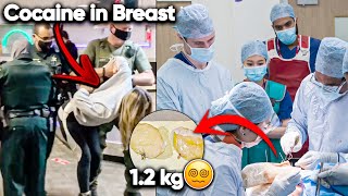 Shocking Airport Security Finds Drug Smuggling in Breasts [upl. by Yla732]