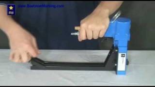 Josef Kihlberg 56115 Carton Stapler and Box Staples Video Demonstration [upl. by Rector177]