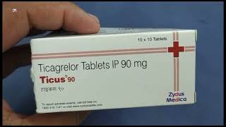 Ticus 90 Tablet  Ticagrelor Tablets  Ticus 90mg Tablet Uses Side effects Benefits Dosage Review in [upl. by Suzetta449]