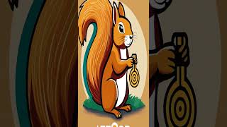 Cartoon Rodent Art Terrestrial animal Tail Squirrel Illustration Animated cartoon Drawing [upl. by Annaert919]