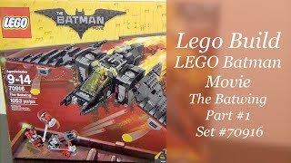 LEGO Batman Build  The Batwing Set 70916 Part 1 [upl. by Allisan]