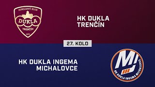 27 kolo HK Dukla Trenčín – HK Dukla Ingema Michalovce 41 HIGHLIGHTY [upl. by Atikim]