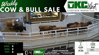 1222024  OKC West Weekly Cow amp Bull Auction [upl. by Kinata917]