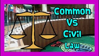 Common vs Civil Law⚖️ Quick and Simple [upl. by Shepley]