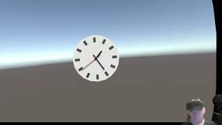 Clock created with Unity in Virtual Reality VR [upl. by Laen]