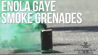 Enola Gaye Cold Smoke Milsim Airsoft Grenade Preview  AirSplat On Demand [upl. by Candida889]