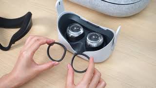 KIWI design Integrated Glasses Spacer for Oculus Quest 2QuestRift S [upl. by Canning]