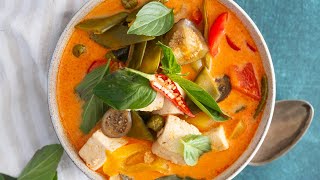 Rotes Thai Curry vegetarisch [upl. by Harwin]