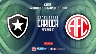 TV FERJ  BOTAFOGO X AMERICA  CARIOCA 2019  SUB20 [upl. by Lleznov387]